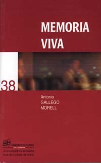 Stock image for Memoria viva (Biblioteca de Bolsillo/ Collectnea, Band 38) for sale by medimops