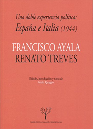 Imagen de archivo de UNA DOBLE EXPERIENCIA POLITICA ESPAA E ITALIA 1944 a la venta por AG Library
