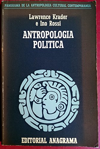 Beispielbild fr Antropologia Politica zum Verkauf von Librera 7 Colores