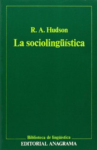 La sociolinguistica (9788433908018) by Richard A. Hudson