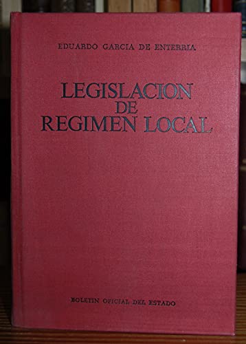 9788434001374: Legislacin de Rgimen Local