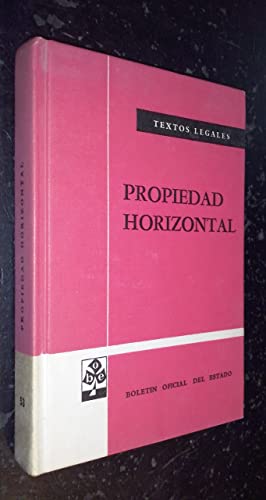 Imagen de archivo de Propiedad Horizontal (Textos Legales, Band 53) a la venta por medimops