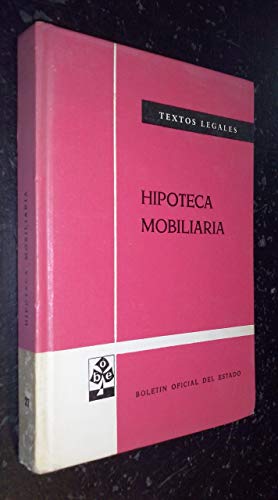 Hipoteca mobiliaria (9788434005167) by Unknown Author