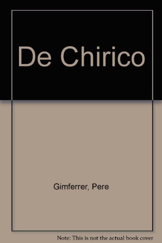 De Chirico (9788434305588) by Pere Gimferrer