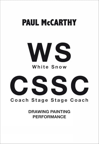 9788434313705: Paul McCarthy: WS CSSC: Drawing, Painting, Performance