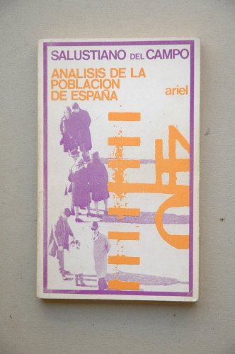 Imagen de archivo de Analysis De La Poblacion De Espana a la venta por Ann Becker
