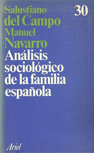 Beispielbild fr Anlisis sociolgico de la familia espaola zum Verkauf von HISPANO ALEMANA Libros, lengua y cultura