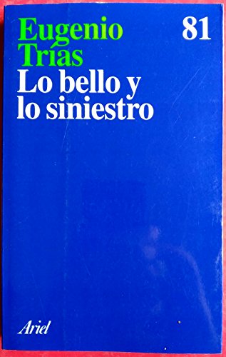 Beispielbild fr Lo bello y lo siniestro zum Verkauf von medimops