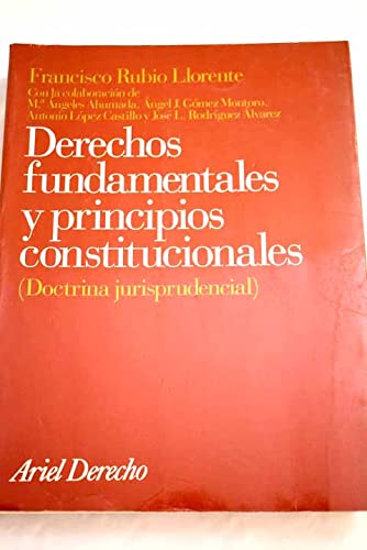 9788434415928: Derechos fundamentales y principios constitucionales : (doctrina jurisdencial
