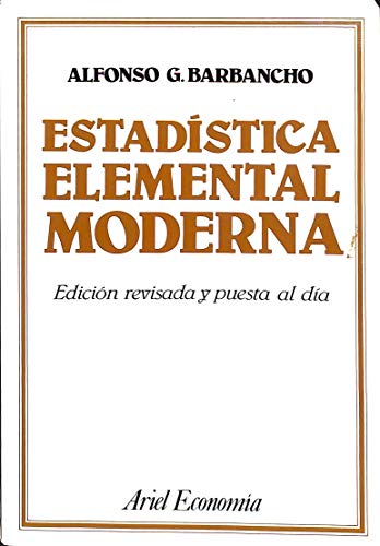 Imagen de archivo de Estadistica elemental moderna a la venta por Librera 7 Colores