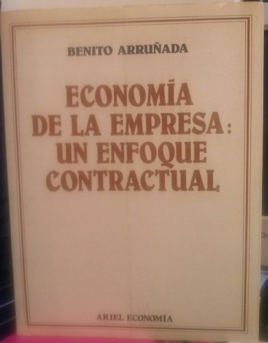 Imagen de archivo de Economa de la empresa: un enfoque contractual a la venta por LibroUsado | TikBooks