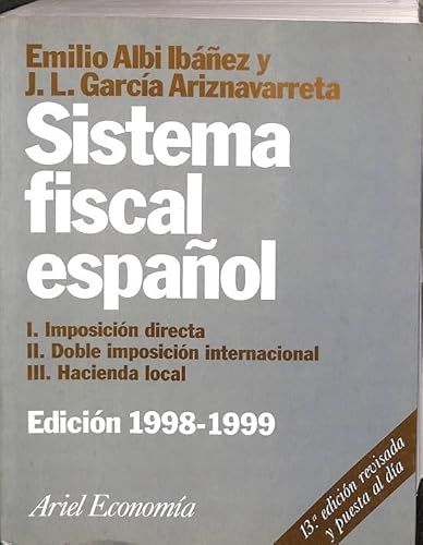 Imagen de archivo de Sistema Fiscal Espaol; Vol.i a la venta por Hamelyn