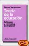 Imagen de archivo de Teora de la educacin a la venta por medimops