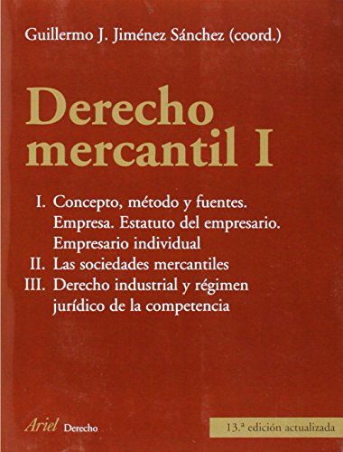 9788434426726: Derecho Mercantil I