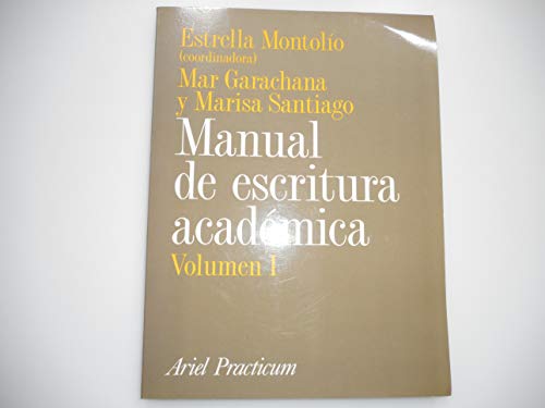 9788434428423: Manual de escritura academica, I