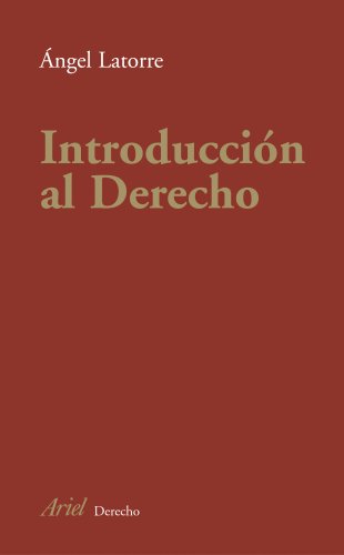 9788434432215: Introduccin al Derecho (Ariel Derecho)