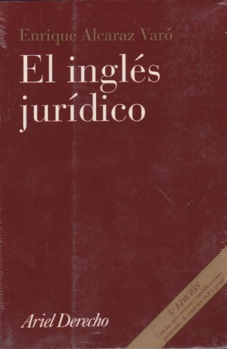 9788434432246: El Ingles Juridico (Spanish Edition)