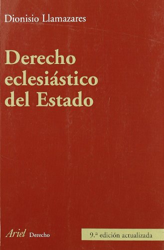 Imagen de archivo de DERECHO ECLESISTICO DEL ESTADO a la venta por KALAMO LIBROS, S.L.