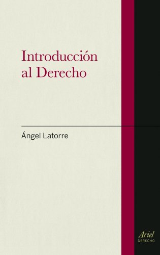 9788434470637: Introduccin al Derecho (Ariel Derecho)