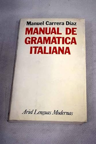 Beispielbild fr Manual de Gramatica Italiana zum Verkauf von Hamelyn