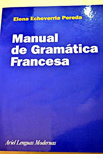 9788434481213: Manual de gramatica francesa