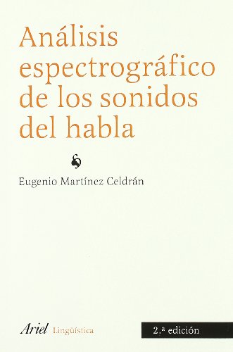 Imagen de archivo de Anlisis espectogrfico de los sonidoMartnez Celdrn, Eugenio a la venta por Iridium_Books