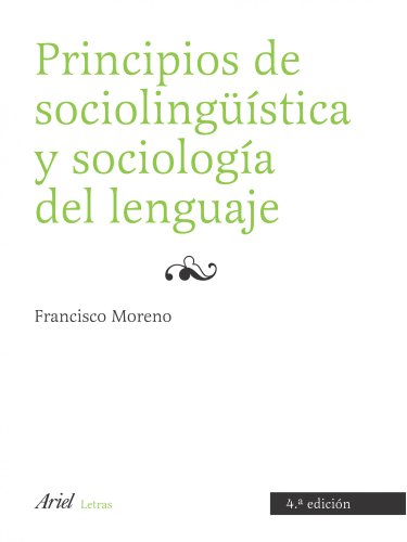 9788434482777: Principios de sociolingstica y sociologa del lenguaje