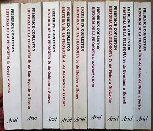 Historia de la filosofia 9 vols. completa"*** - Copleston, Frederick: AbeBooks