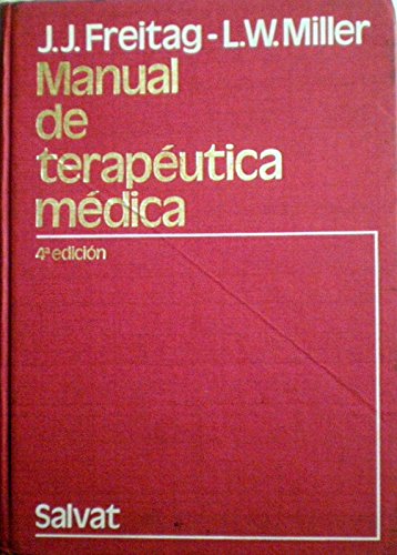 Imagen de archivo de Manual de teraputica mdica a la venta por Libros Ramban