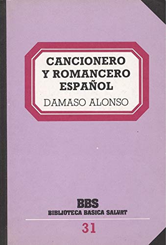 Beispielbild fr Cancionero y romancero espaol zum Verkauf von Ammareal