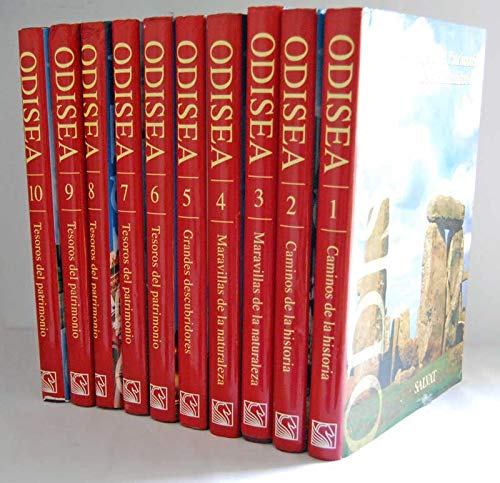 9788434594654: Odisea: viaje por el patrimonio dela humanidad, 10 vols.+8 dvd's