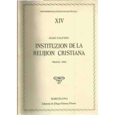 Stock image for Instituzin de la relijin cristiana for sale by Librera Cajn Desastre