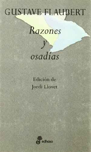 Razones y osadias (9788435091336) by Flaubert, Gustave