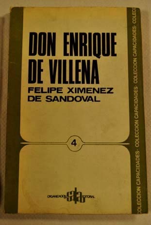 Stock image for Don Enrique De Villena : Felipe Ximnez de Sandoval. for sale by Doss-Haus Books