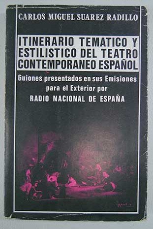 9788435900096: Itinerario temático y estilístico del teatro contemporáneo español: Guiones presentados en sus emisiones para el exterior por Radio Nacional de España 1975-1976 (Spanish Edition)