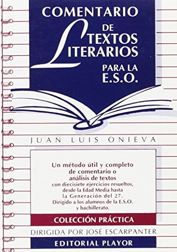 9788435907255: Comentario de textos literarios para la ESO