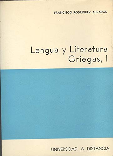 9788436201437: Lengua y Literatura Griegas I (Libro Auxiliar) (VARIA)