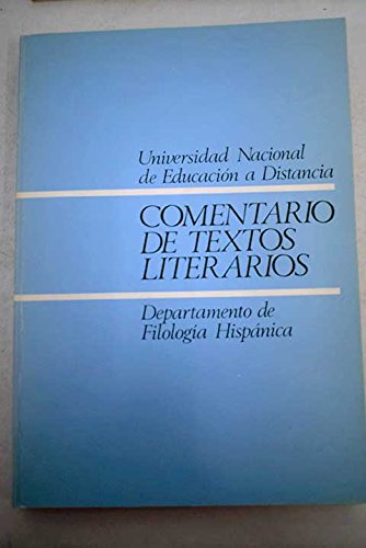 9788436213584: Comentario de textos literarios (VARIA) (Spanish Edition)