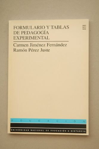 Stock image for Formulario y tablas de pedagoga experimental (UNIDAD DIDCTICA) for sale by medimops