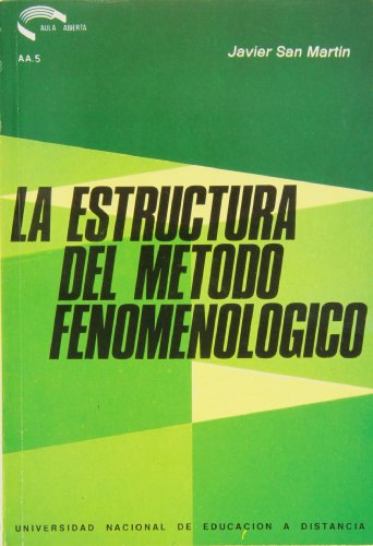 Stock image for LA ESTRUCTURA DEL MTODO FENOMENOLGICO for sale by Zilis Select Books