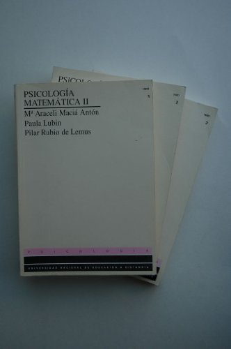 Beispielbild fr Psicologia Matematica II zum Verkauf von Librera 7 Colores