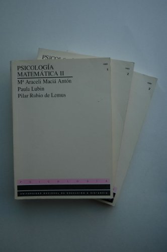 Stock image for Psicologia Matematica II for sale by Librera 7 Colores