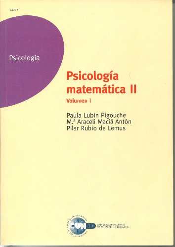 9788436241020: Psicologa matemtica II (UNIDAD DIDCTICA)