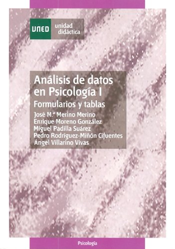 Beispielbild fr Anlisis de datos en psicologa I. Formularios y tablas (UNIDAD DIDCTICA) zum Verkauf von medimops