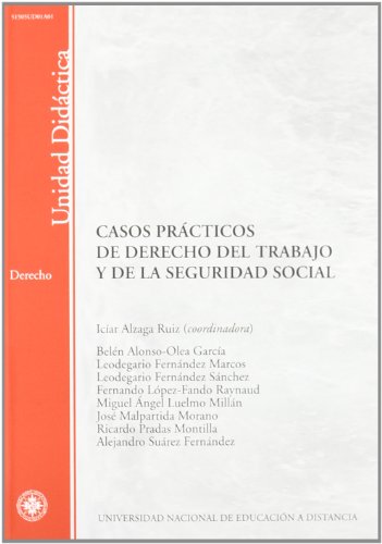 Beispielbild fr Casos prcticos de derecho del trabajAlzaga Ruiz, Icar / Alonso-Olea zum Verkauf von Iridium_Books