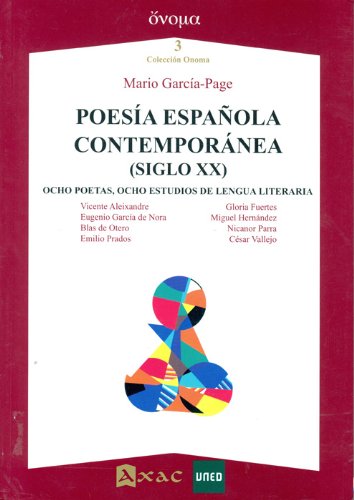 Imagen de archivo de POESA ESPAOLA CONTEMPORNEA (SIGLO XX) a la venta por Zilis Select Books