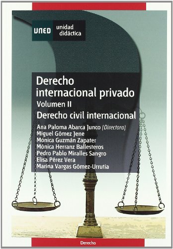 Imagen de archivo de Derecho internacional privado. Vol-II. Derecho civil internacional a la venta por Zilis Select Books