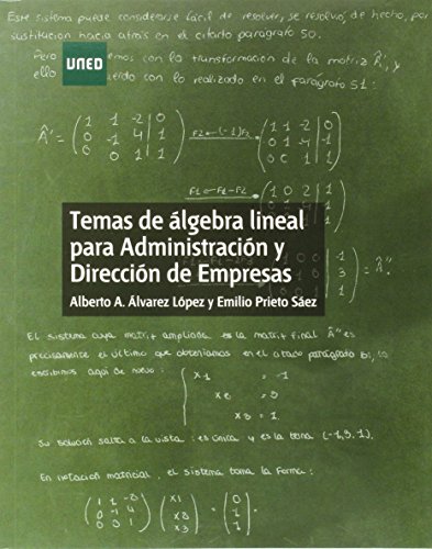 Beispielbild fr Temas de lgebra Lineal para Administracin y Direccin de Empresas zum Verkauf von Hamelyn