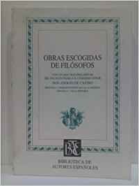 Beispielbild fr Obras escogidas de filosofos espaoles: edicion de adolfo de Castro. n 65 zum Verkauf von Librera Prncep