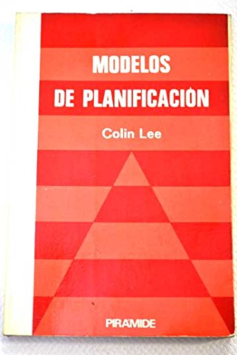 Beispielbild fr MODELOS DE PLANIFICACION zum Verkauf von LIBRERA COCHERAS-COLISEO